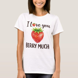 Love You Cherry Much Cute Retro Valentine Art T-shirt
