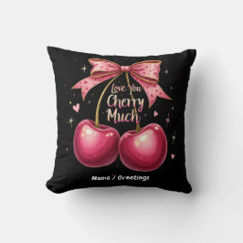 Love You Cherry Much Een leuke Valentijn Kussen