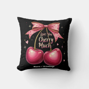 Love You Cherry Much Een Zoete & Grappige Valentij Kussen