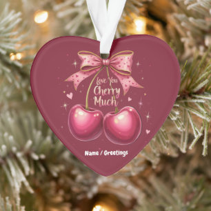 Love You Cherry Much Een Zoete & Grappige Valentij Ornament