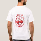 Love You Cherry Much Heren T-Shirt  (Achterkant)