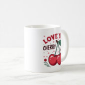 Love You Cherry Much Koffiemok (Voorkant rechts)