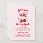 Love You Cherry Much Valentijnsdag feest Kaart (Voorkant)