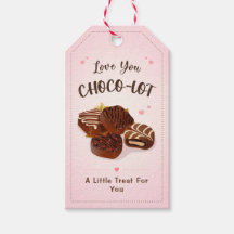 Love You Choco-lot Pun Chocolate Praline Truffels