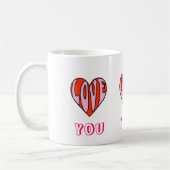 Love You Cup Koffiemok (Links)