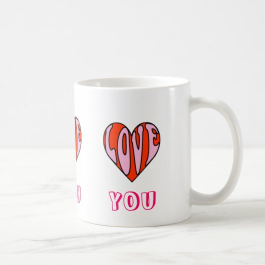 Love You Cup Koffiemok (Rechts)