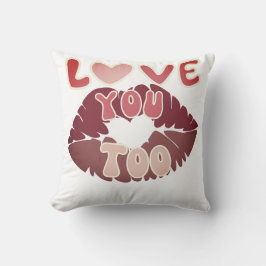 LOVE you Custom Cadeaus voor de Grote Dag Kussen