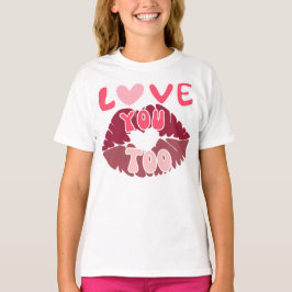 LOVE you Custom Cadeaus voor de Grote Dag T-shirt