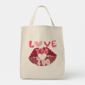 LOVE you Custom Cadeaus voor de Grote Dag Tote Bag (Achterkant)