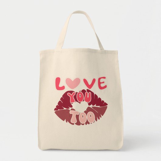 LOVE you Custom Cadeaus voor de Grote Dag Tote Bag (Voorkant)
