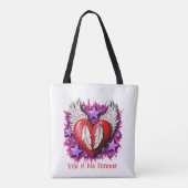 Love You Custom Tote Bag (Achterkant)