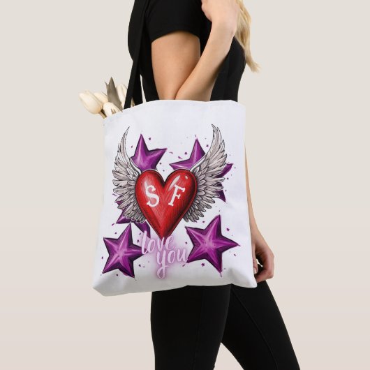 Love You Custom Tote Bag (Dichtbij)