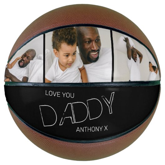 Love You Dad 3 Foto Basketbal (Voorkant)