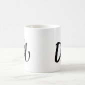 Love You Dad Black Lettering Vaderdag Custom Koffiemok (Center)