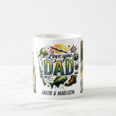 Love You Dad Custom Foto's Gevist Koffiemok (Center)