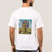 LOVE YOU Dad : Een viering in elke kleur T-shirt (Achterkant)