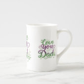 "Love You, Dad" Speciale Bone China Mok (Rechts)