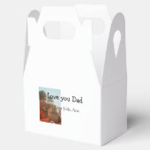 Love You Dad vaderdag Voeg foto naam Eenvoudig toe Bedankdoosjes (Geopend)