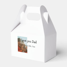 Love You Dad vaderdag Voeg foto naam Eenvoudig toe Bedankdoosjes