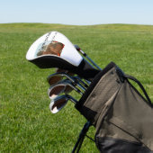 Love You Dad vaderdag Voeg foto naam Eenvoudig toe Golfheadcover (Insitu)