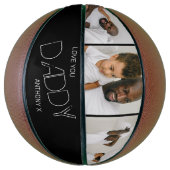 Love You Daddy 3 Foto Basketbal (Verticaal)