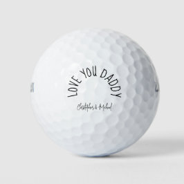 Love You Daddy Foto Golfballen