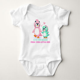 Love You Dino-Mom gepersonaliseerd Romper