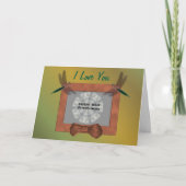 Love You Dragonflies Gepersonaliseerde foto Kaart (Voorkant)