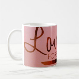 "Love You Forever" 11 oz Classic Wit Mok