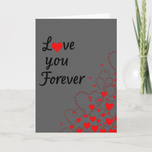 Love You Forever Art Card Kaart (Voorkant)