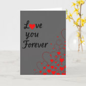 Love You Forever Art Card Kaart (Gele Bloem)