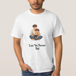Love You Forever, Dad - Mannen Value T-Shirt