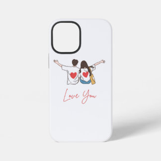 ❤️ Love You Forever - Elegante op maat gemaakte iP iPhone 12 Mini Hoesje