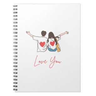 ❤️ Love You Forever - Gepersonaliseerde Spiraal Fo Notitieboek