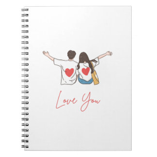 ❤️ Love You Forever - Gepersonaliseerde Spiraal Fo Notitieboek
