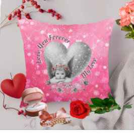 Love You Forever My Love Schattige Cupido Kussen