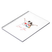 ❤️ Love You Forever - Personalized Spiral Photo No Notitieboek (Linkerzijde)