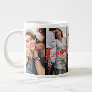 Love You Forever Vertical Photo Collage Custom Grote Koffiekop