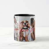 Love You Forever Vertical Photo Collage Custom Mok (Midden)