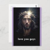 love you gays briefkaart (Voorkant / Achterkant)