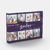Love You Grandma 8 Photo Collage Purple Fotoblokken (Links)