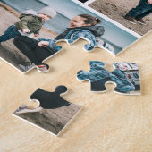 Love You Grandma" Aangepaste foto puzzel | 6 AFBEE Legpuzzel (Zijkant)