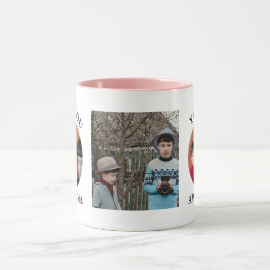 Love You Grandma Abuela Nana Nonna Family Foto Mok (Midden)