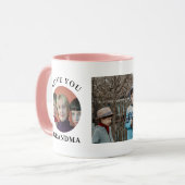 Love You Grandma Abuela Nana Nonna Family Foto Mok (Voorkant links)