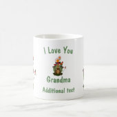 Love You Grandma Frog Princess Personalized Koffiemok (Center)