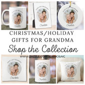 Love You Grandma Keepsake Photo  Keramisch Ornament
