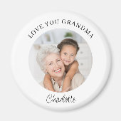 Love You Grandma Keepsake Photo Magneet (Voorkant)