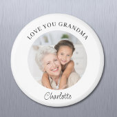 Love You Grandma Keepsake Photo Magneet