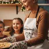 Love You Grandma Kids Art Personalized Gift Schort