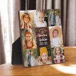 Love You Grandma Oma Wood Instagram Foto Fotoplaat<br><div class="desc">De Modern Love You Grandma Instagram Photo Plaque is een oprechte en eigentijdse manier om je waardering voor je grootouders te shows. Deze gestroomlijnde plaquette is voorzien van een stijlvolle Instagram-geïnspireerde fotocollage, zodat je gekoesterde momenten met oma en opa kunt uploaden. Met de liefdevolle boodschap "Love You Grandma & Grandpa"...</div>